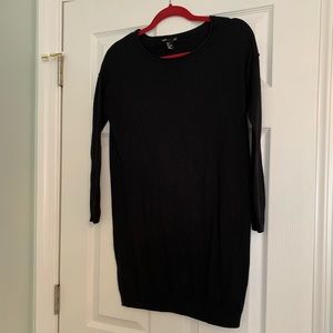H&M Black Long Sleeve Sweater Dress Size S